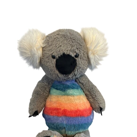 FAO Schwarz Rainbow Koala Plush Dreamies Stuffed Animal Toy 19" Tall Pride Love - Picture 2 of 5